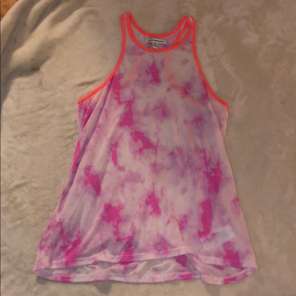 Pink Spotted Tank Top
